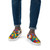 Unisex slip-on canvas shoes (Abstract colorful design)