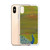Clear Case for iPhone®- Peacock painting in acrylic