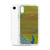 Clear Case for iPhone®- Peacock painting in acrylic