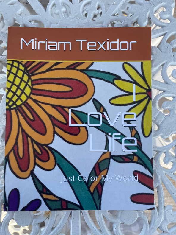Coloring book- I love life by Miriam Texidor