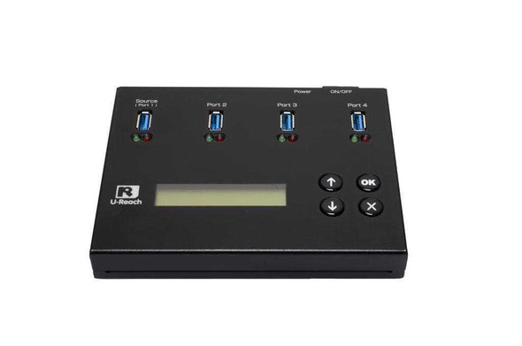 USB 3.1 Portable Flash Duplicator and Sanitizer 1 to 3 