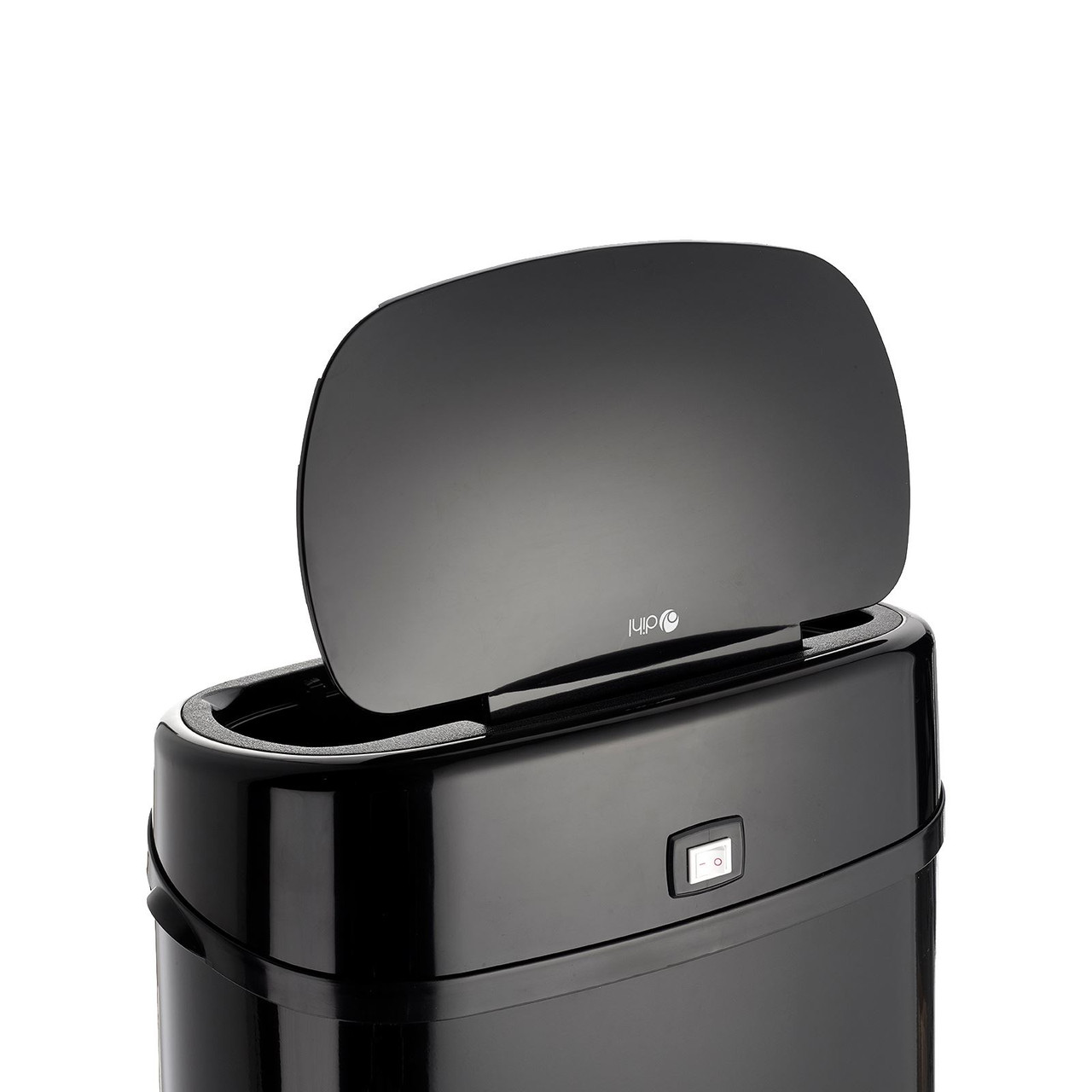 Black 68L Rectangle Onyx Sensor Bin - Dihl