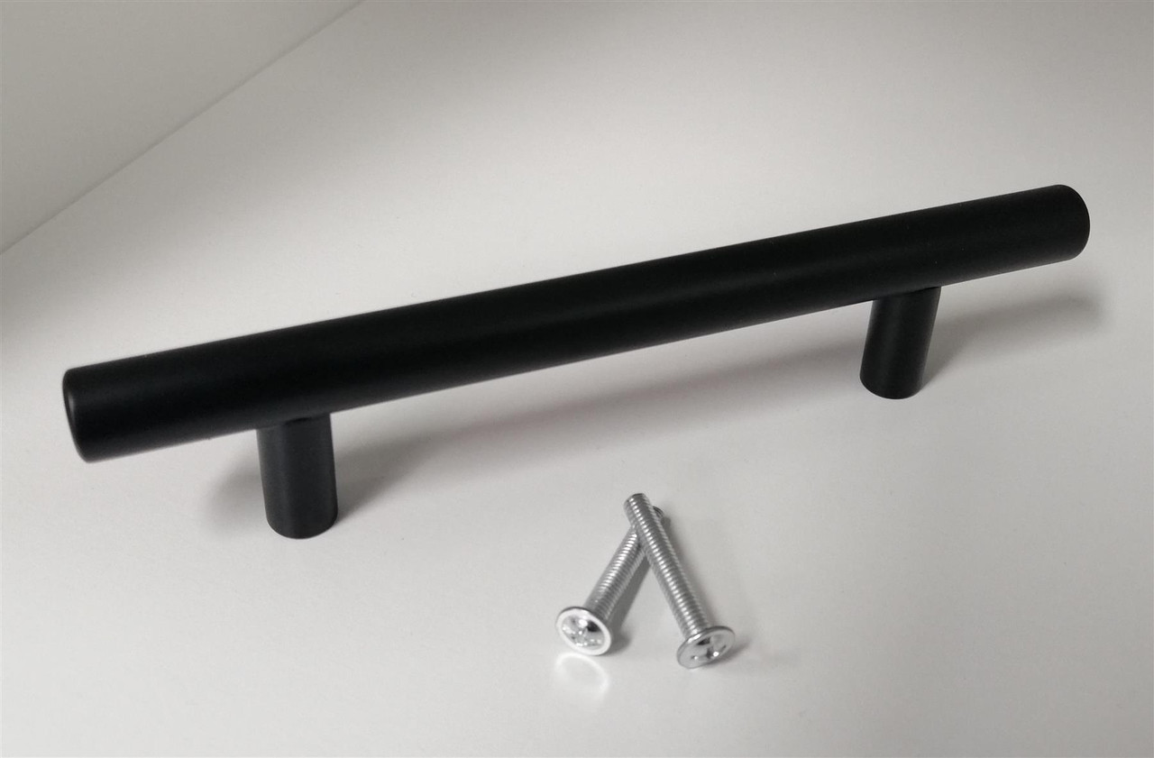 Black Stainless Steel TBar Handle 5 Sizes Dihl
