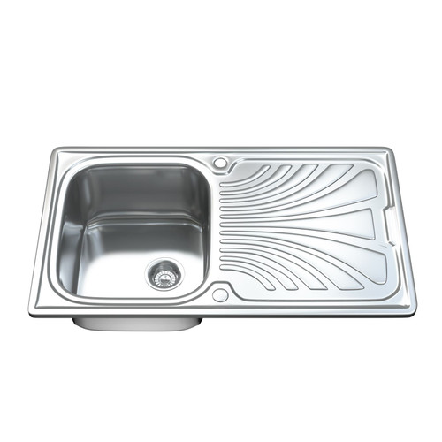 1001 Single Bowl Kitchen Sink with Waste