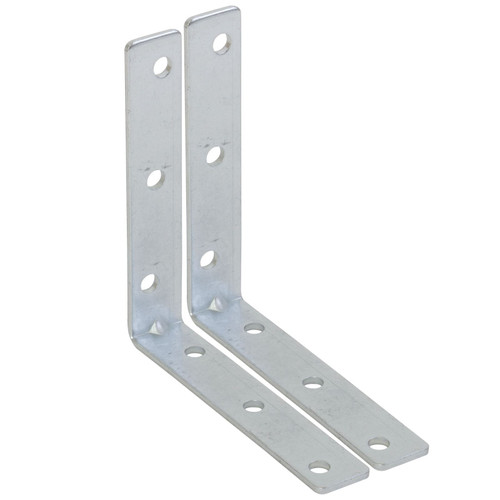 80mm x 15mm L Shaped Brackets Corner Angles Metal Connector Hinge