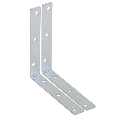 100mm L Shape Brackets Corner Fixed Angle Shelf Support Repair Fittings