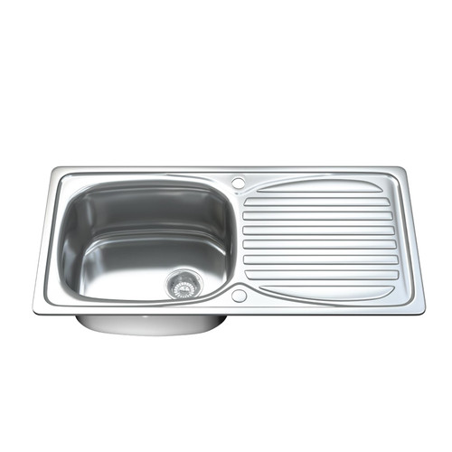1002 Single Bowl Kitchen Sink with Waste