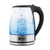 Dihl 1.8L Cordless Glass Kettle with Illuminating Blue LED Lights