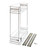 200mm Pull Out Wire Basket Kitchen Larder Base Unit Cupboard Drawer Storage