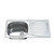 1002 Single Bowl Kitchen Sink with Waste