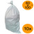 Pack of 10x 60cm x 100cm White Woven PP Rubble Sacks