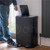 60 Litre Dual Recycle Pedal Bin Black