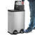 60 Litre Dual Recycle Pedal Bin Stainless Steel