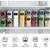 Dihl 4 x 4L Airtight Food Storage Containers