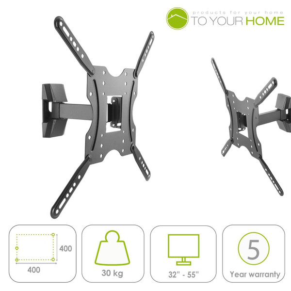 AM-09 TV Wall Mount Bracket 100 - 400mm All Motion