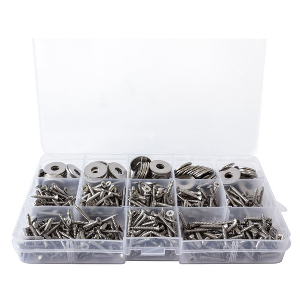 Pack of 3x Small 15 Compartment Fixings Storage Cases