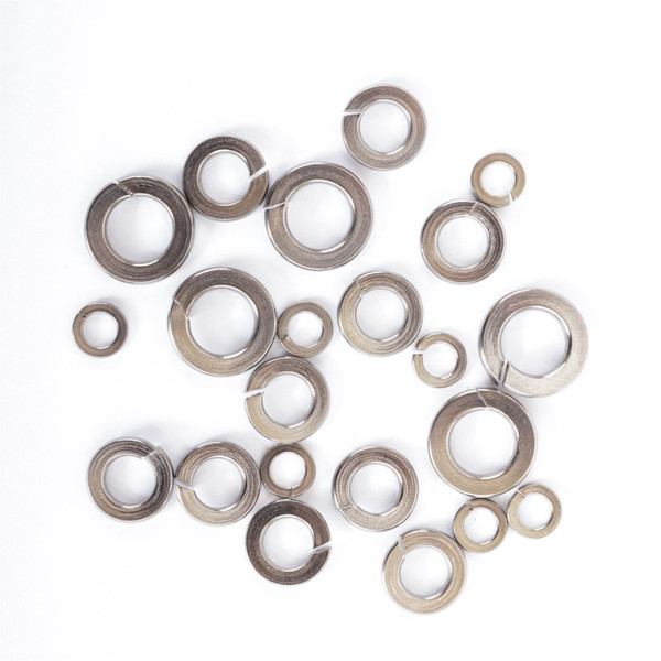 Split Spring Locking Washers A2 Stainless Steel DIN127 M4 to M12