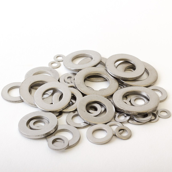 Flat Form A Washers A2 Stainless Steel M3 M4 M5 M6 M8 M10 M12 M14 M16 DIN125