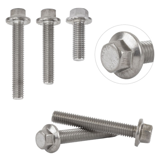 Flanged Bolts A2 Stainless Steel Hexagon Head Screws M10 Flange