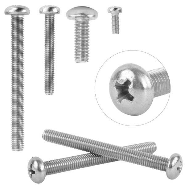Pan Head M5 Machine Screws A2 Stainless Steel Phillips Head Bolts Pozi