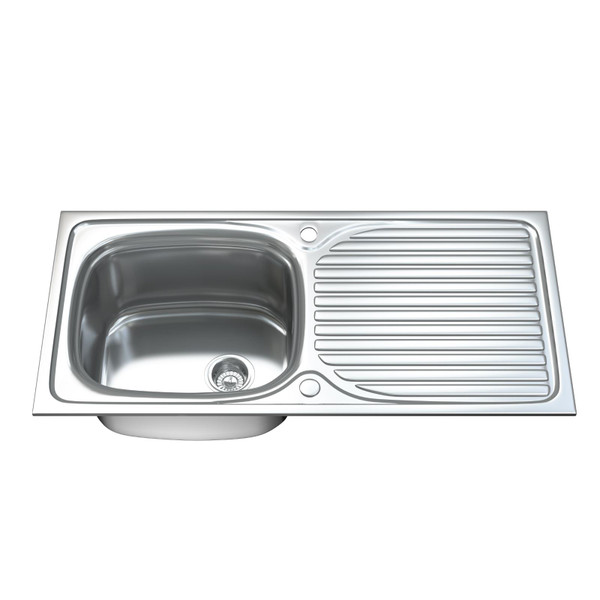 1003 Single Bowl Kitchen Sink with Waste