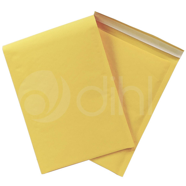 800 x B00 120mm x 210mm Dihl GOLD YELLOW PADDED BUBBLE ENVELOPES BAGS