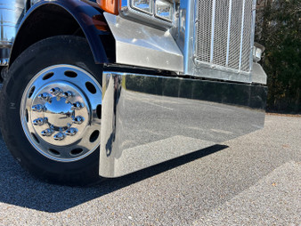 Rolled End  Chrome Plated 10 ga Carbon Steel Bumper