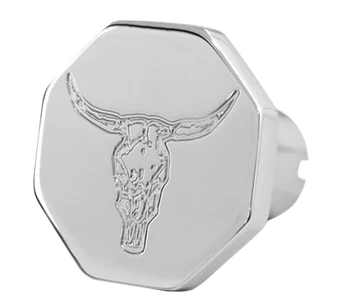Octagon Bull Logo Button