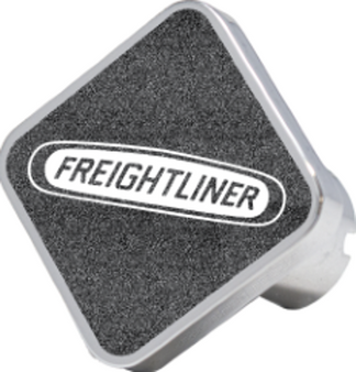 Freightliner Logo Square Knob Metallic Black 195