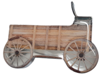 Wagon Logo Shape Printed Knob