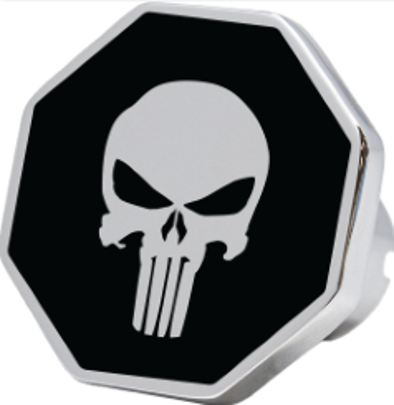 Punisher Logo Octagon Knob Black/Chrome 190