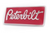 Peterbilt Rectangular Chrome/Red Emblem 440