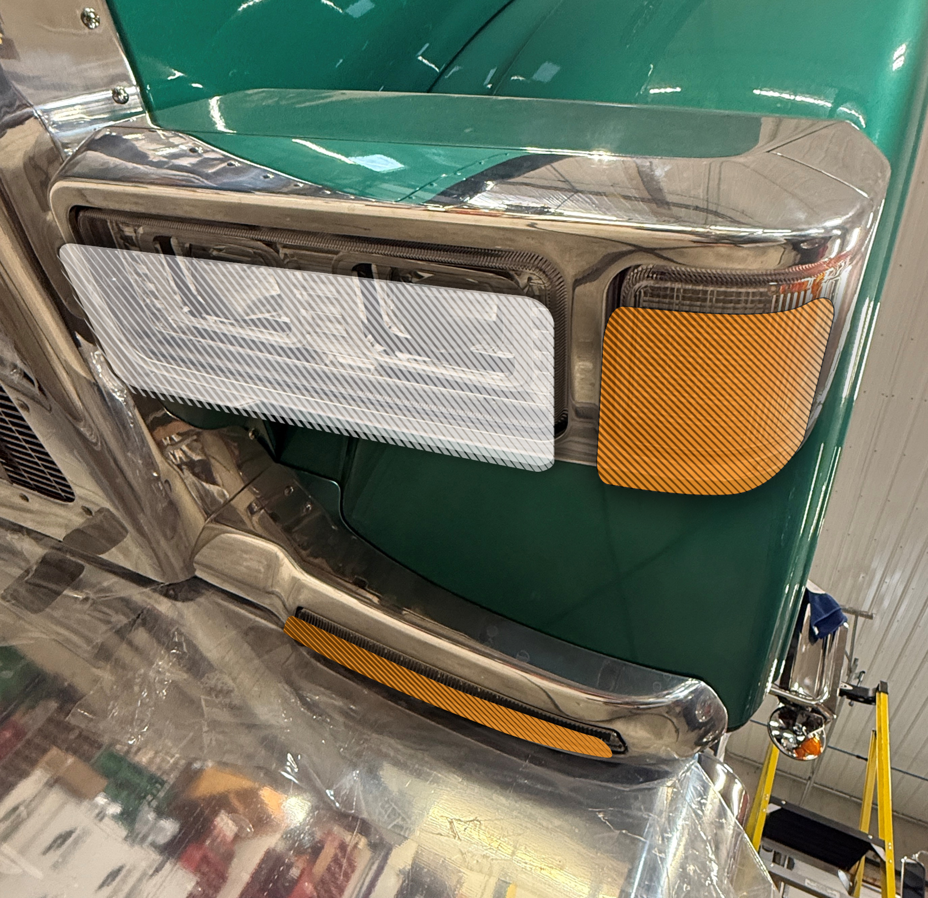 589 Pod Vinyl Headlight Film