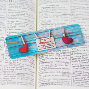 Semn Carte: Tinta Poruncii Este Dragostea (Inima)