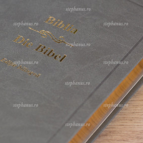Biblia Sbr Romana-Germana - Editie Bilingva Gri - Pu