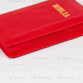 Biblia Sbr Mica (Piele, Fermoar, Index) - 047 ZTI - Rosu - stephanus. ro 2