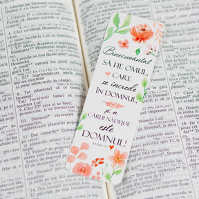 Semn carte: Binecuvantat Sa Fie Omul, Care Se Increde In Domnul, Si A Carui Nadejde Este Domnul! Ieremia 17:7