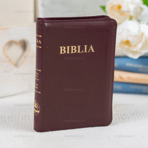 Biblia SBR Mică - 047 Zti 2012 (Fermoar, Aurita, Index) - Grena