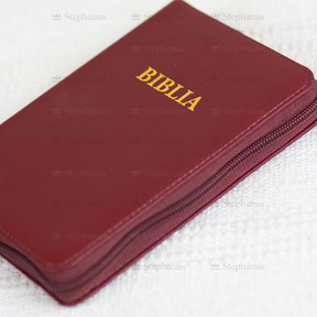 Biblia, traducere Cornilescu, grena, index, aurită, fermoar, mică - 047 Zti 2012, SBR