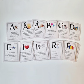 Set Carduri (săculeț gri) - Alfabetul în versete și imagini2
