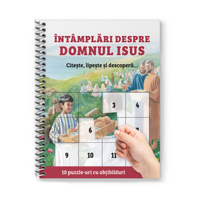 Întâmplări despre Domnul Isus - 10 Puzzle-uri cu abțibilduri - 01 - stephanus.ro