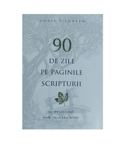 Porneşte  o călătorie de 40 de zile pentru a înţelege esenţialul poveştii lui Dumnezeu ca niciodată până acum! S-ar putea să crezi mesajul general al Bibliei, dar ai înţeles cu adevărat întreaga poveste? Știm că mesajul de dragoste al lui Dumnezeu este atât de simplu încât şi un copil îl poate înţelege, iar povestea Sa epică este suficient de complexă pentru a surprinde chiar şi cel mai curios intelect. Vrem să înţelegem Scripturile mai profund, să împărtăşim pe deplin Marea Poveste pe care a spus-o Dumnezeu de-a lungul veacurilor, deşi poate că nu ştim sigur de unde să începem.

In 90 de zile pe paginile Scripturii, apreciatul scriitor ChrisTiegreen şi Walk thru the Bible ne ghidează prin diferitele secţiuni ale Scripturii, meditând asupra modului în care fiecare poveste şi temă, asemenea pieselor unui puzzle, contribuie în chip minunat la capodopera lui Dumnezeu de iubire, credinţă şi mântuire. Vei ajunge să înţelegi adevărata inimă a lui Dumnezeu - şi povestea uimitoare pe care ti-o spune în viaţa ta - într-un mod uimitor de nou.

Include întrebări de discuţie şi un plan de studiu pentru 13 săptămâni.

Cele „90 de zile pe paginile Scripturii” sunt de fapt nouăzeci de zile cu Dumnezeu. Prietenul meu Chris Tiegreen ne conduce într-o călătorie plină de entuziasm prin Scriptură, evidenţiind temele sale profunde şi conexiunile divine şi invitându-ne să explorăm mai profund povestea şi inima lui Dumnezeu. Această carte este un tezaur pentru toţi cei care caută o viaţă abundentă!

— Beni Lup, Director Regional Walk Thru the Bible