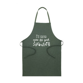 Șorț bucătărie: Fii sarea care dă gust (Verde) - 02 - stephanus.ro