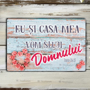 Covoras: Eu Si Casa Mea Vom Sluji Domnului