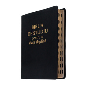 Biblia de studiu pentru o viață deplină, negru (fara fermoar) - 01 stephanus.ro