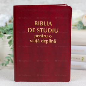 Biblia de studiu pentru o viață deplină, grena (fara fermoar) - 01 stephanus.ro