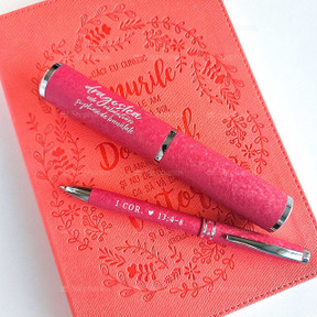 Pachet Cadou: Jurnal: Caci Eu cunosc planurile + Pix: Dragostea este rabdatoare, Stephanus.ro