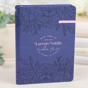 Jurnal cu elastic si suport de pix: Multe femei fac lucruri nobile dar tu le intreci pe toate 01 - stephanus.ro