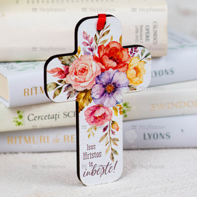 Tablou Cruce: Isus Hristos te iubeste! - 01 stephanus.ro