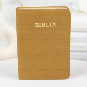 Biblia Sbr Medie - 057 Pf - Bej Inchis/Cafeniu - 01 stephanus.ro